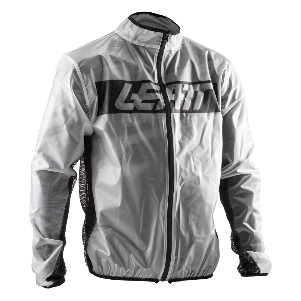LEATT RAIN / MUD JACKET RACE COVER - TRANSLUCENT - ACE Race Shop