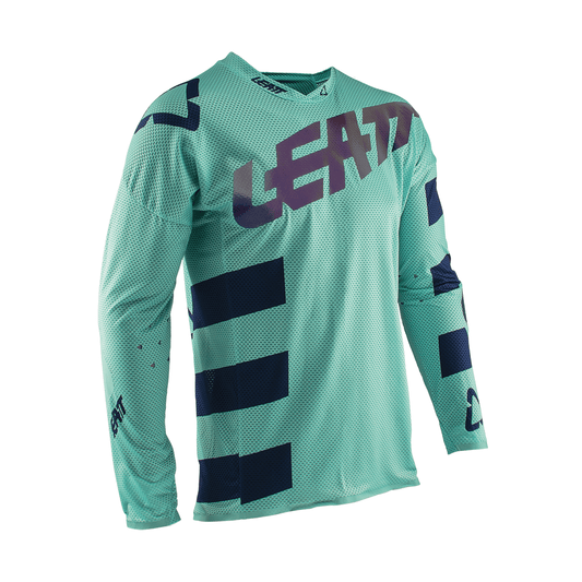 LEATT SHIRT GPX 5.5 ULTRAWELD AQUA LARGE - ACE Race Shop