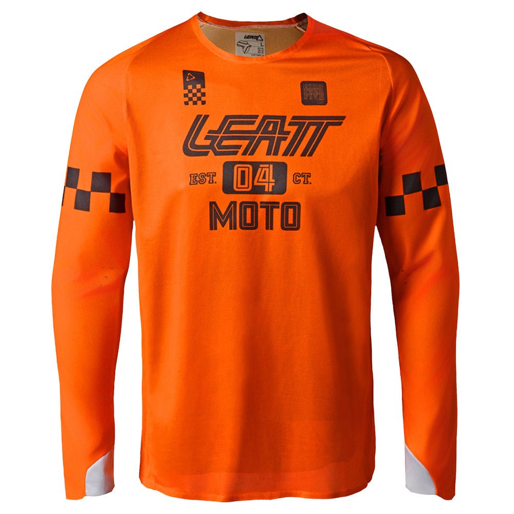 LEATT SHIRT JERSEY MOTO 4.5 ENDURO X-FLOW SPEED ORANGE - ACE Race Shop