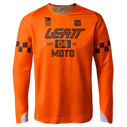 LEATT SHIRT JERSEY MOTO 4.5 ENDURO X-FLOW SPEED ORANGE - ACE Race Shop