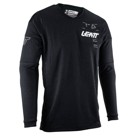 LEATT SHIRT MOTO 4.5 WINDBLOCK BLACK - ACE Race Shop