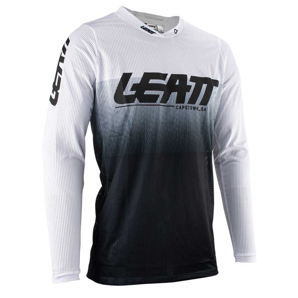 LEATT SHIRT MOTO 4.5 X - FLOW WHITE XX - LARGE - ACE Race Shop