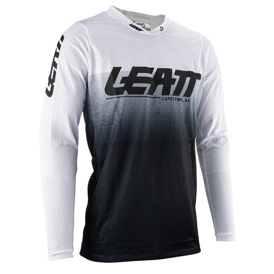 LEATT SHIRT MOTO 4.5 X - FLOW WHITE XX - LARGE - ACE Race Shop