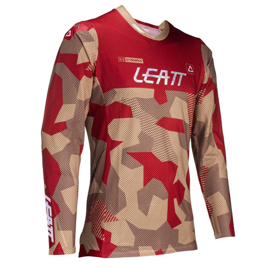 LEATT SHIRT MOTO 5.5 ULTRAWELD RUBY STONE - ACE Race Shop