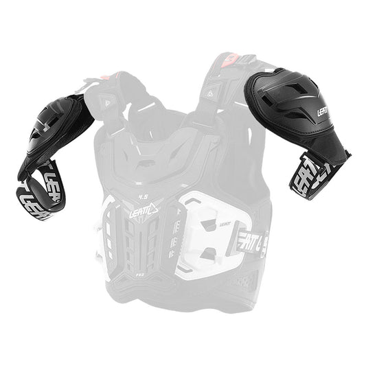 LEATT SHOULDER GUARDS 4.5 PRO BLACK PAIR - ACE Race Shop