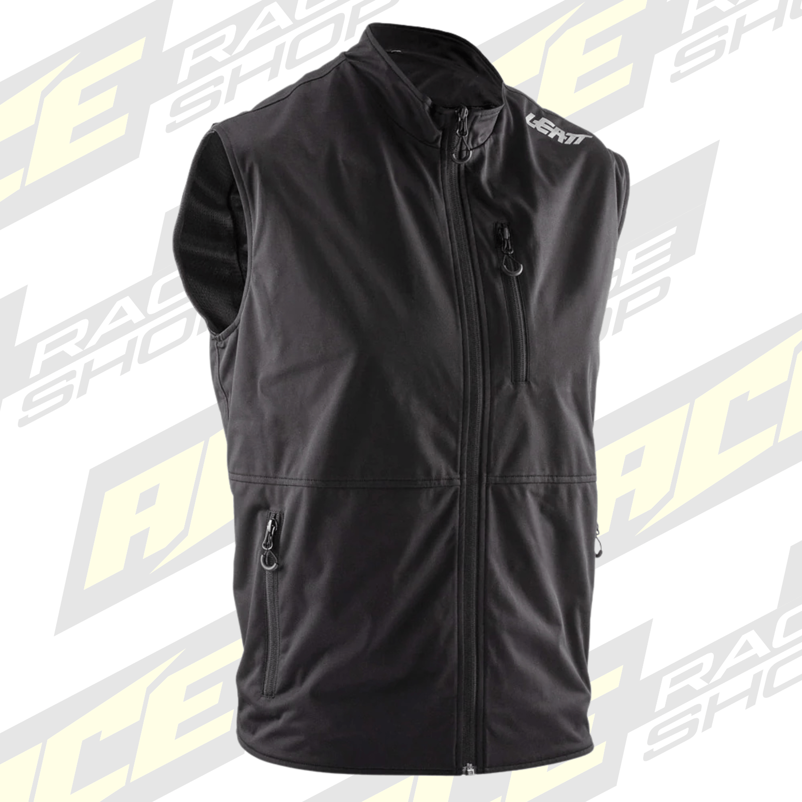 LEATT WATERPROOF & BREATHABLE RACE VEST BLACK - ACE Race Shop