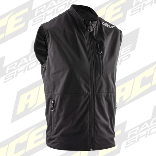 LEATT WATERPROOF & BREATHABLE RACE VEST BLACK - ACE Race Shop