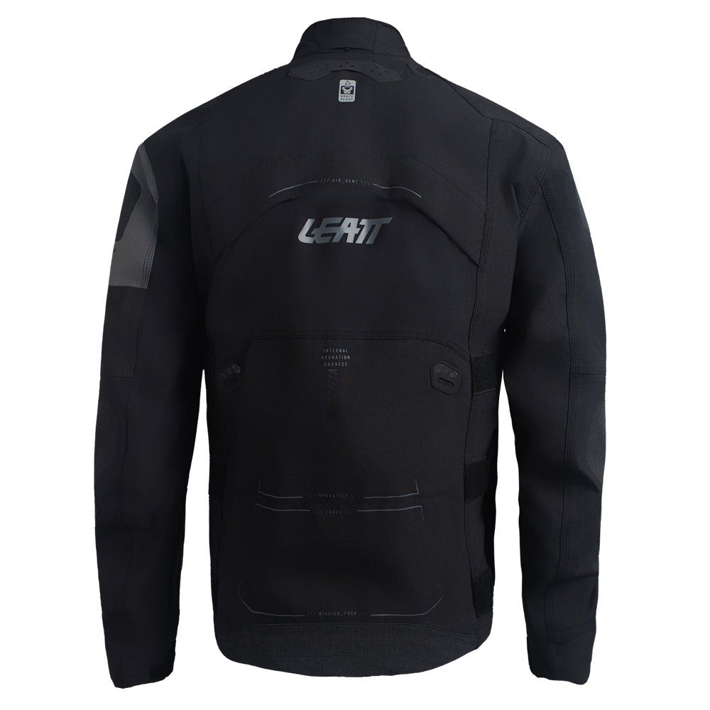 LEATT WATERPROOF ENDURO JACKET MOTO 6.5 HYDRADRI - BLACK - ACE Race Shop