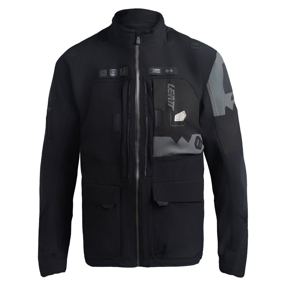 LEATT WATERPROOF ENDURO JACKET MOTO 6.5 HYDRADRI - BLACK - ACE Race Shop