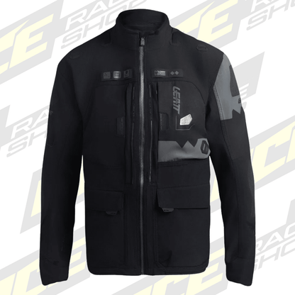 LEATT WATERPROOF ENDURO JACKET MOTO 6.5 HYDRADRI - BLACK - ACE Race Shop
