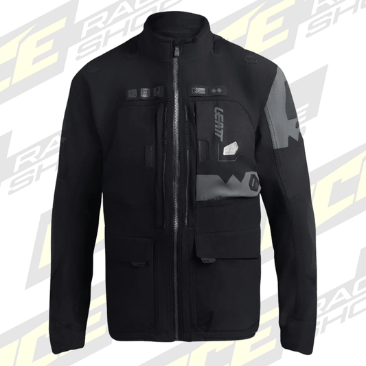LEATT WATERPROOF ENDURO JACKET MOTO 6.5 HYDRADRI - BLACK - ACE Race Shop