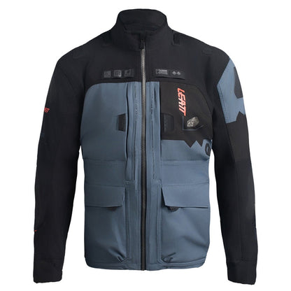 LEATT WATERPROOF ENDURO JACKET MOTO 6.5 HYDRADRI - GREY BLACK - ACE Race Shop