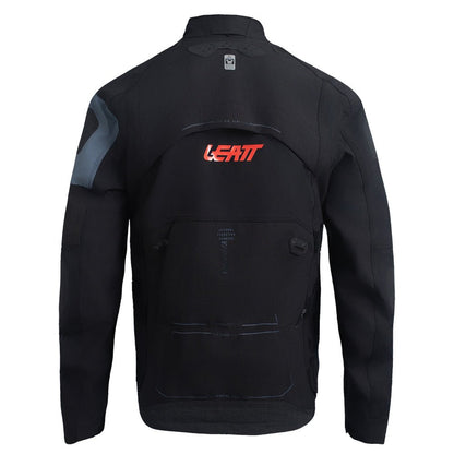 LEATT WATERPROOF ENDURO JACKET MOTO 6.5 HYDRADRI - GREY BLACK - ACE Race Shop