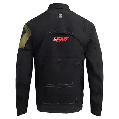 LEATT WATERPROOF ENDURO JACKET MOTO 6.5 HYDRADRI - KHAKI BROWN BLACK - ACE Race Shop
