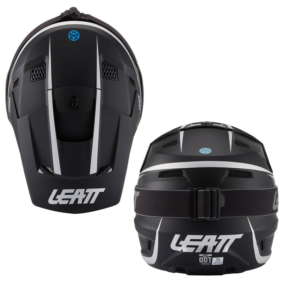 LEATT YOUTH MOTOCROSS ENDURO MX HELMET MOTO 3.5 KIDS - BLACK JUNIOR - ACE Race Shop