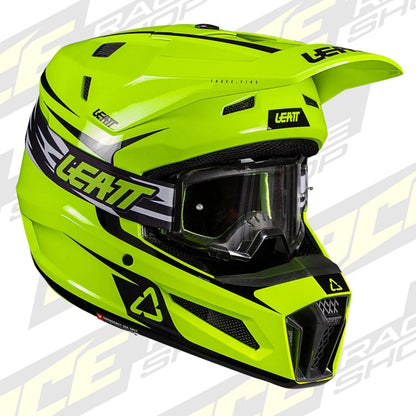 LEATT YOUTH MOTOCROSS ENDURO MX HELMET MOTO 3.5 KIDS - NEON YELLOW JUNIOR - ACE Race Shop