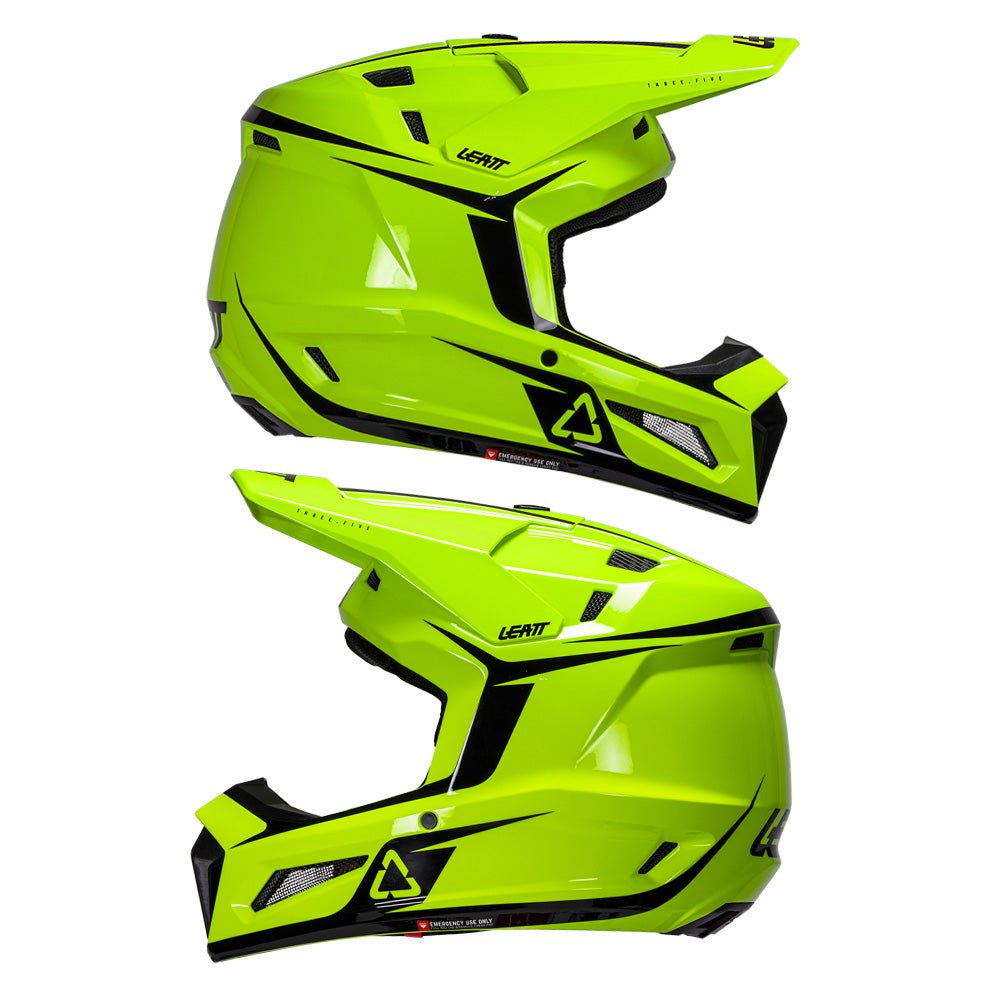 LEATT YOUTH MOTOCROSS ENDURO MX HELMET MOTO 3.5 KIDS - NEON YELLOW JUNIOR - ACE Race Shop