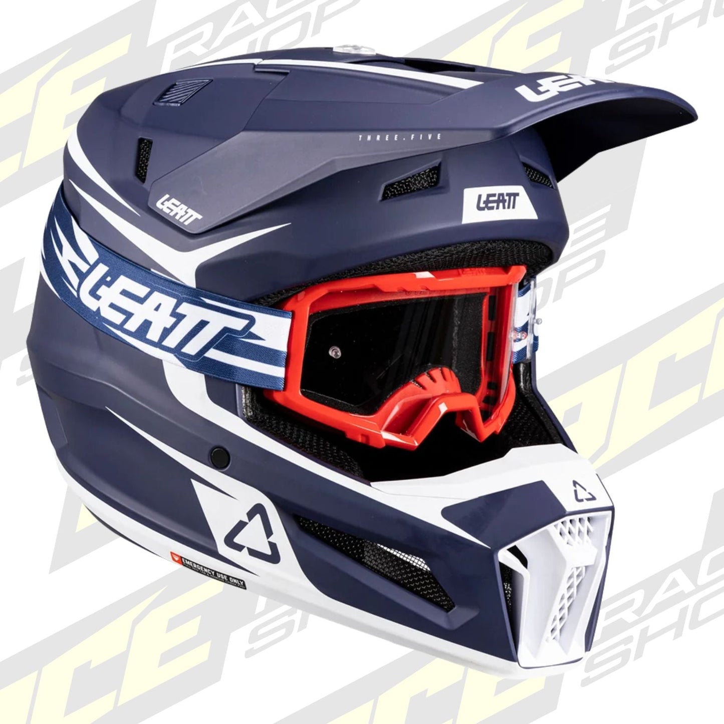 LEATT YOUTH MOTOCROSS ENDURO MX KIDS HELMET MOTO 3.5 - BLUE JUNIOR - ACE Race Shop