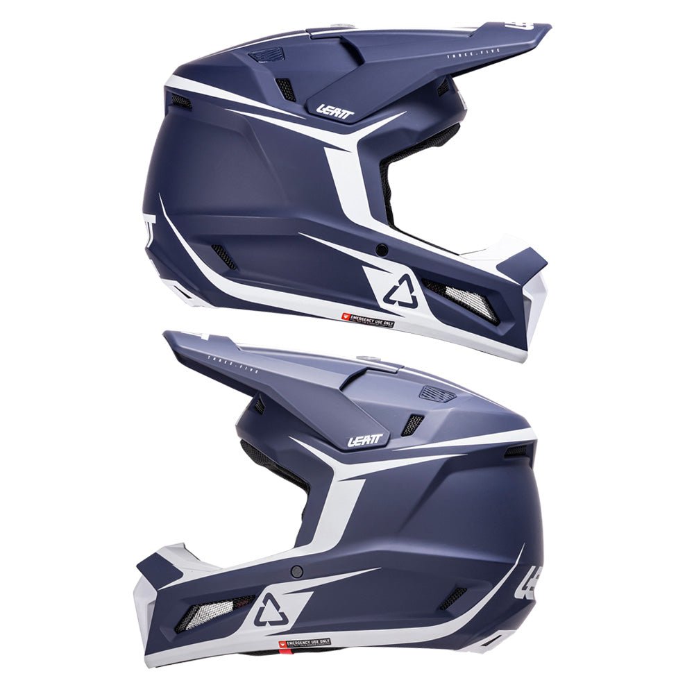 LEATT YOUTH MOTOCROSS ENDURO MX KIDS HELMET MOTO 3.5 - BLUE JUNIOR - ACE Race Shop