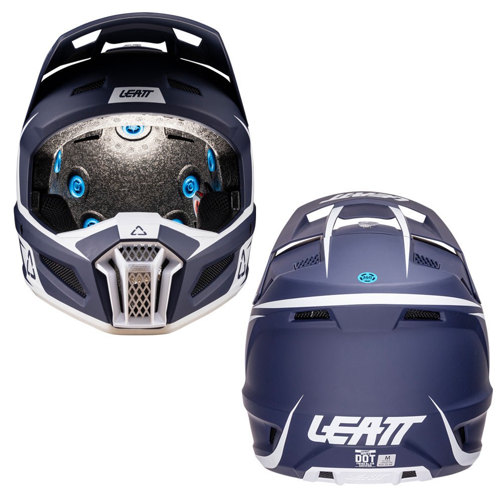 LEATT YOUTH MOTOCROSS ENDURO MX KIDS HELMET MOTO 3.5 - BLUE JUNIOR - ACE Race Shop