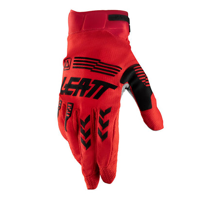 LEATT YOUTH MOTOCROSS ENDURO MX MTB BMX GLOVE MOTO 2.5 X-FLOW KIDS JUNIOR - RED - ACE Race Shop