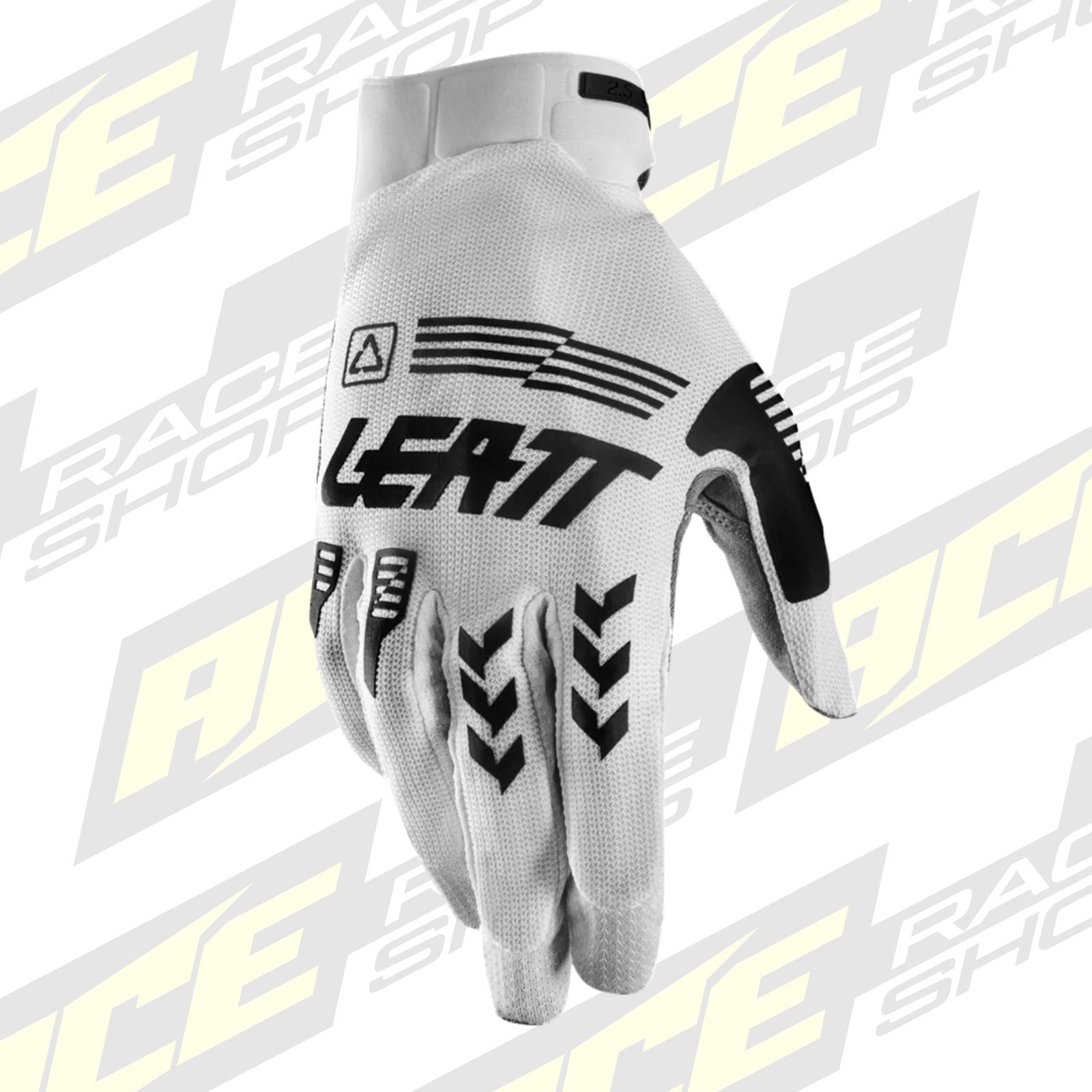 LEATT YOUTH MOTOCROSS ENDURO MX MTB BMX GLOVE MOTO 2.5 X-FLOW KIDS JUNIOR WHITE - ACE Race Shop