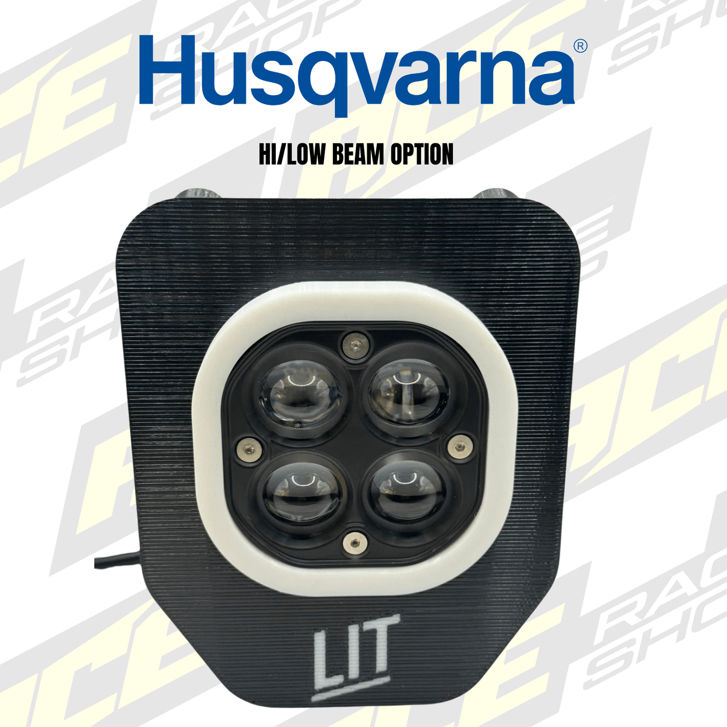 LIT ENDURO HEAD LIGHT HUSQVARNA TC 2T&4T 2017 - 2023 (HI/LOW BEAM) - ACE Race Shop