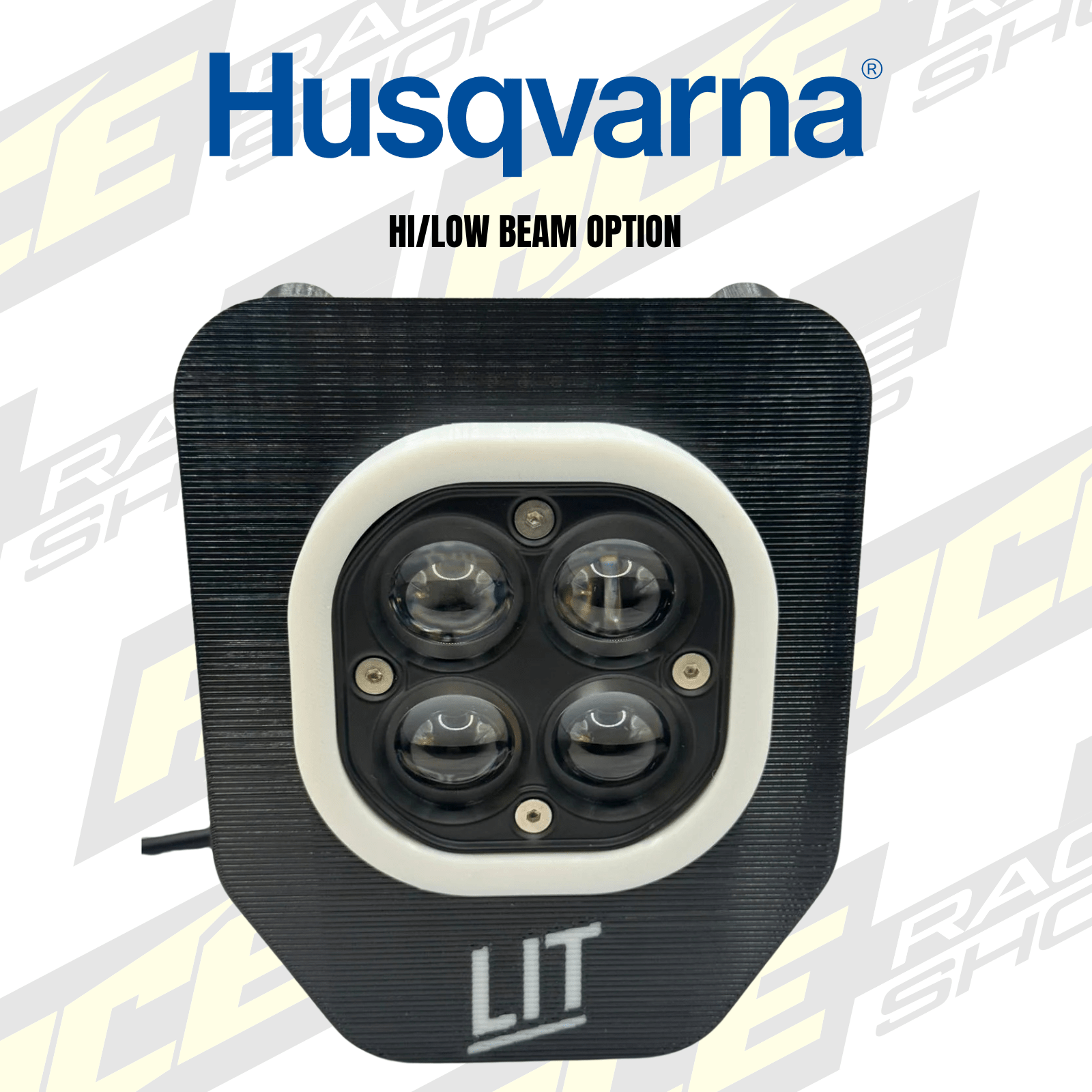 LIT ENDURO HEAD LIGHT HUSQVARNA TC 2T&4T 2017 - 2023 (HI/LOW BEAM) - ACE Race Shop
