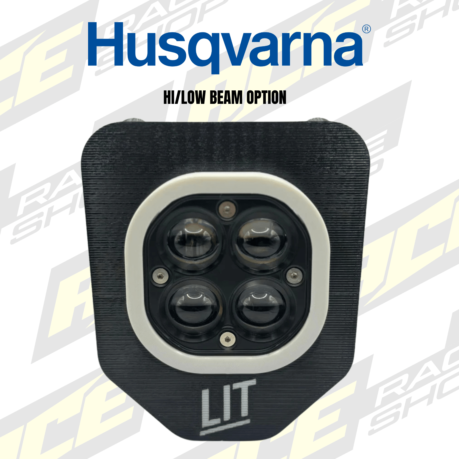 LIT ENDURO HEAD LIGHT HUSQVARNA TC 2T&4T 2024+ (HI/LOW BEAM) - ACE Race Shop