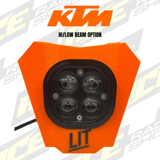 LIT ENDURO HEAD LIGHT KTM EXC/TPI/EXCF 2017 - 2023 (HI/LOW BEAM) - ACE Race Shop
