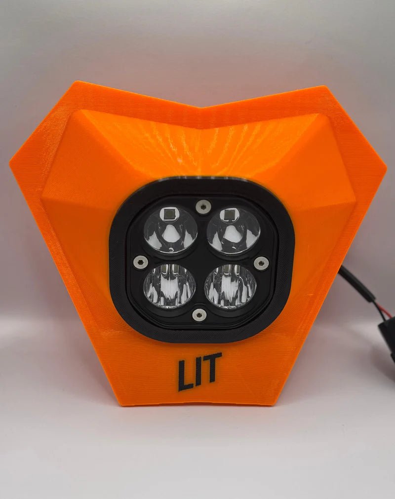 LIT ENDURO HEAD LIGHT KTM EXC/TPI/EXCF 2024+ (HI/LOW BEAM) - ACE Race Shop