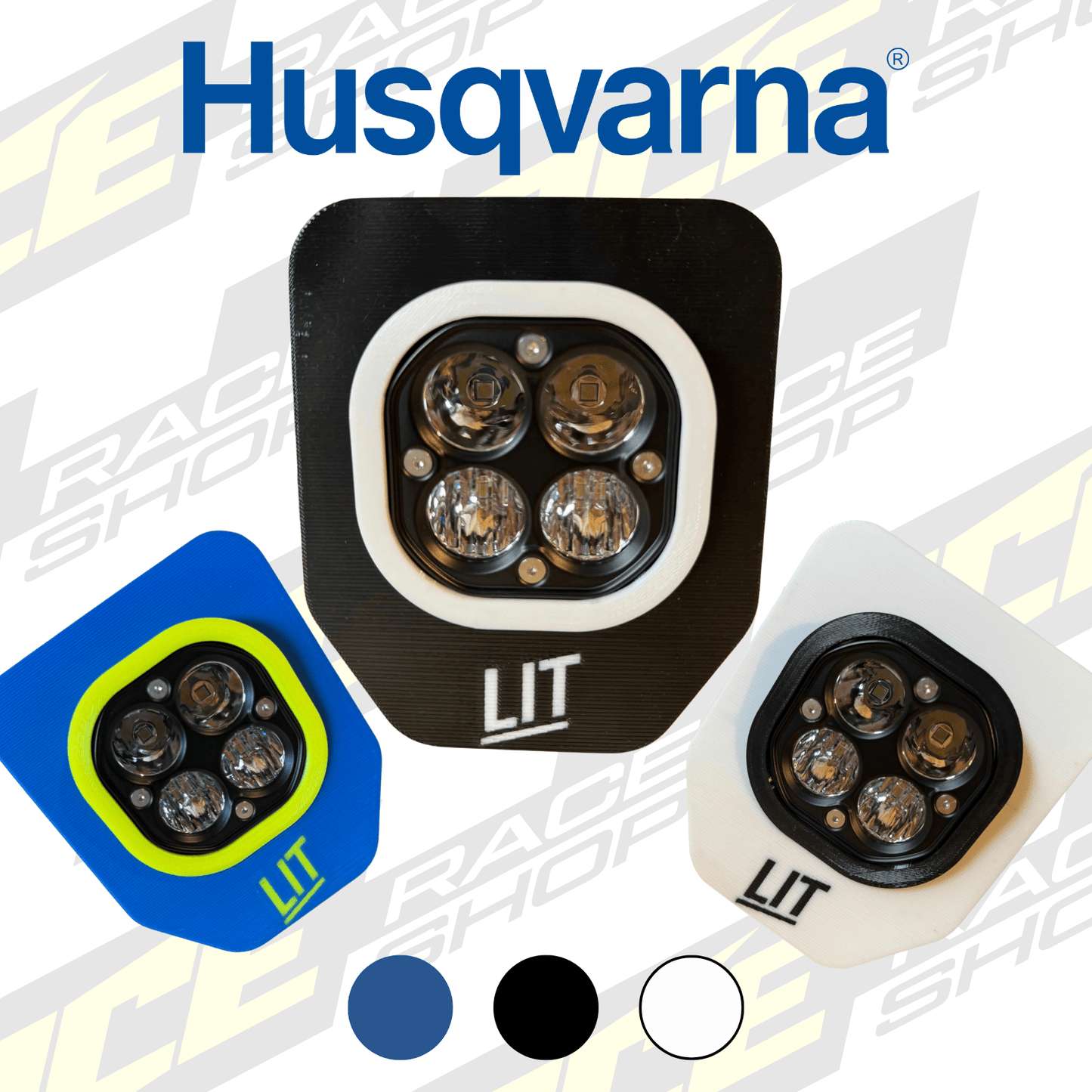 LIT ENDURO HEAD LIGHT LED HUSQVARNA TE FE TBI 2024 - 2026 - ACE Race Shop