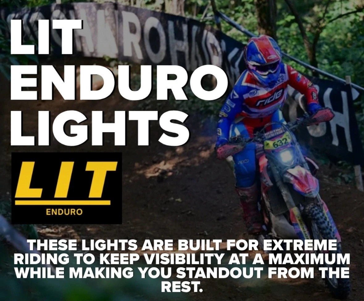 LIT ENDURO HEAD LIGHT LED HUSQVARNA TE FE TBI 2024 - 2026 - ACE Race Shop