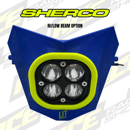 LIT ENDURO HEAD LIGHT SHERCO ENDURO 2T&4T 2024+ (HI/LOW BEAM) - ACE Race Shop