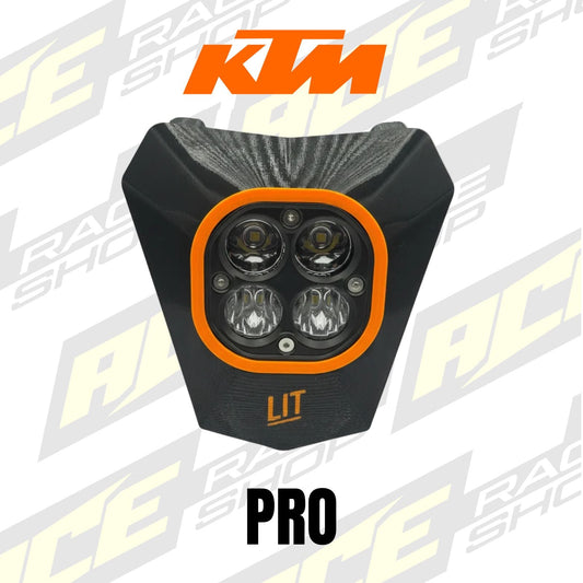 LIT ENDURO PRO LED HEAD LIGHT KTM EXC TPI LED HEADLIGHT 2017 - 2023 - ACE Race Shop