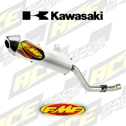 Mini Powercore 4 Exhaust Silencer 08-25 Kawasaki KLX 140 F G L R - FMF 042161 - ACE Race Shop