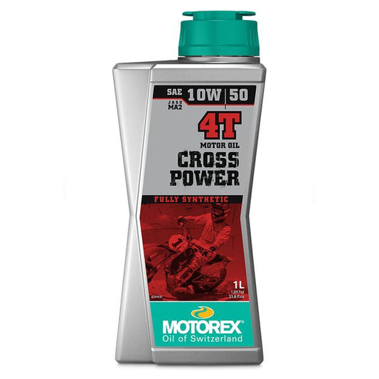 MOTOREX CROSSPOWER 4T FULLY SYNTHETIC (10W50) 1 LITRE - ACE Race Shop
