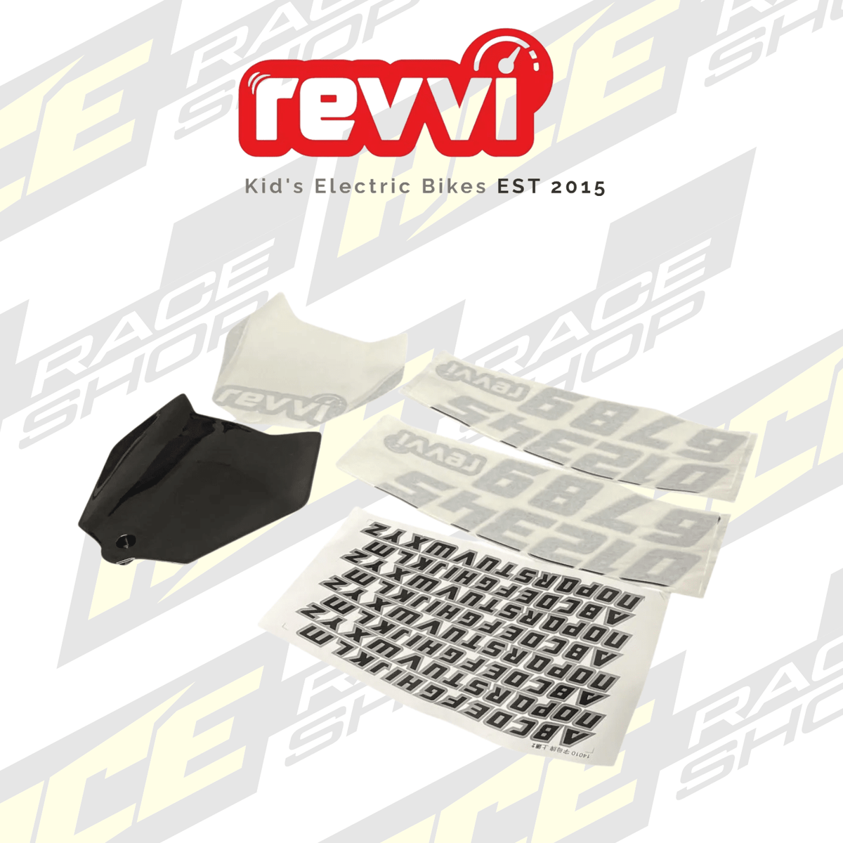 Name and Number Board Kit – To fit Revvi 16 XL electric bikes - ACE Race Shop