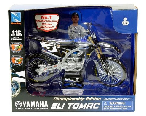 New Ray Toys 1:12 Eli Tomac Star Racing Yamaha YZF 450 Toy Model - ACE Race Shop