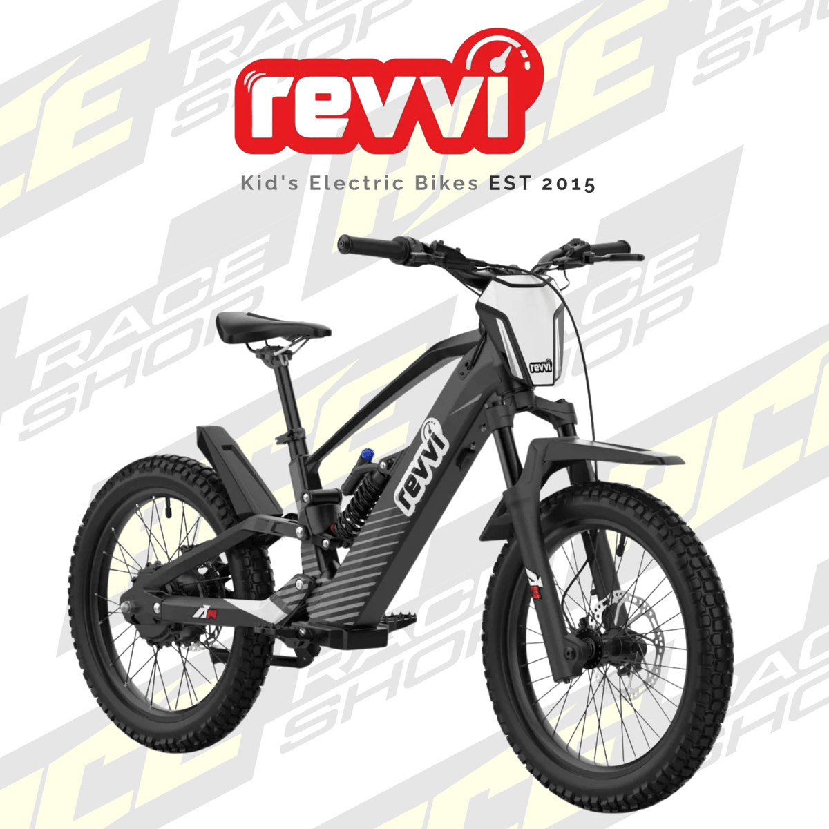 NEW Revvi 20” PLUS Electric Bike Powered Balance Motocross IN STOCK - ACE Race Shop