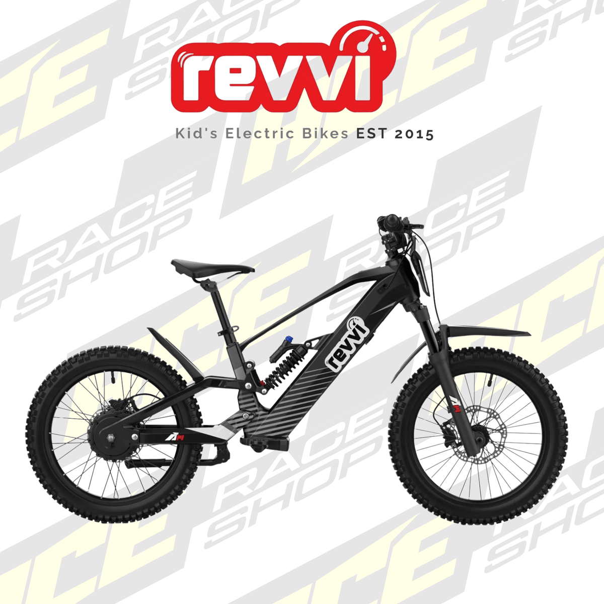 NEW Revvi 20” PLUS Electric Bike Powered Balance Motocross IN STOCK - ACE Race Shop