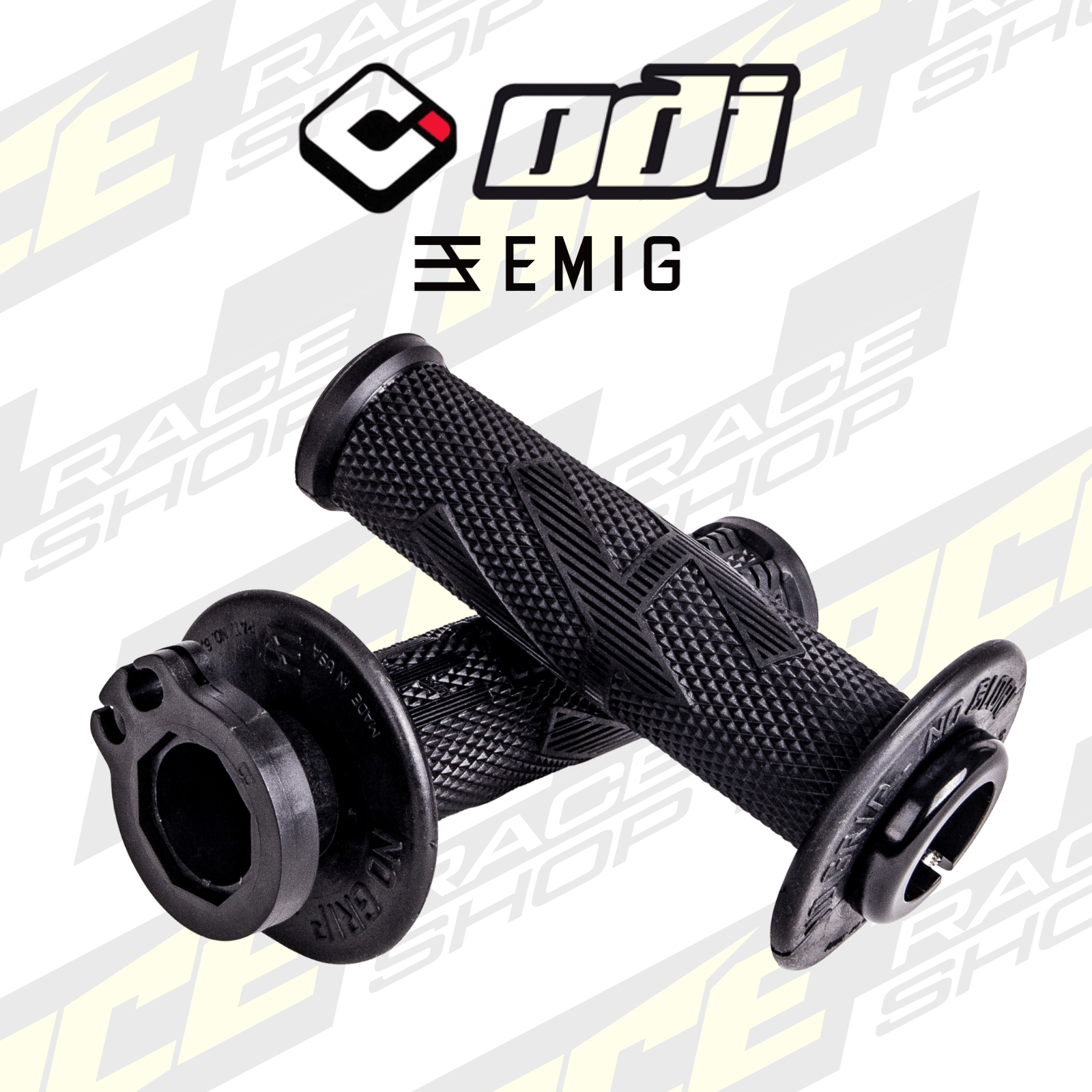 ODI EMIG2 PRO Lock On V2 Grip Blackout - ACE Race Shop