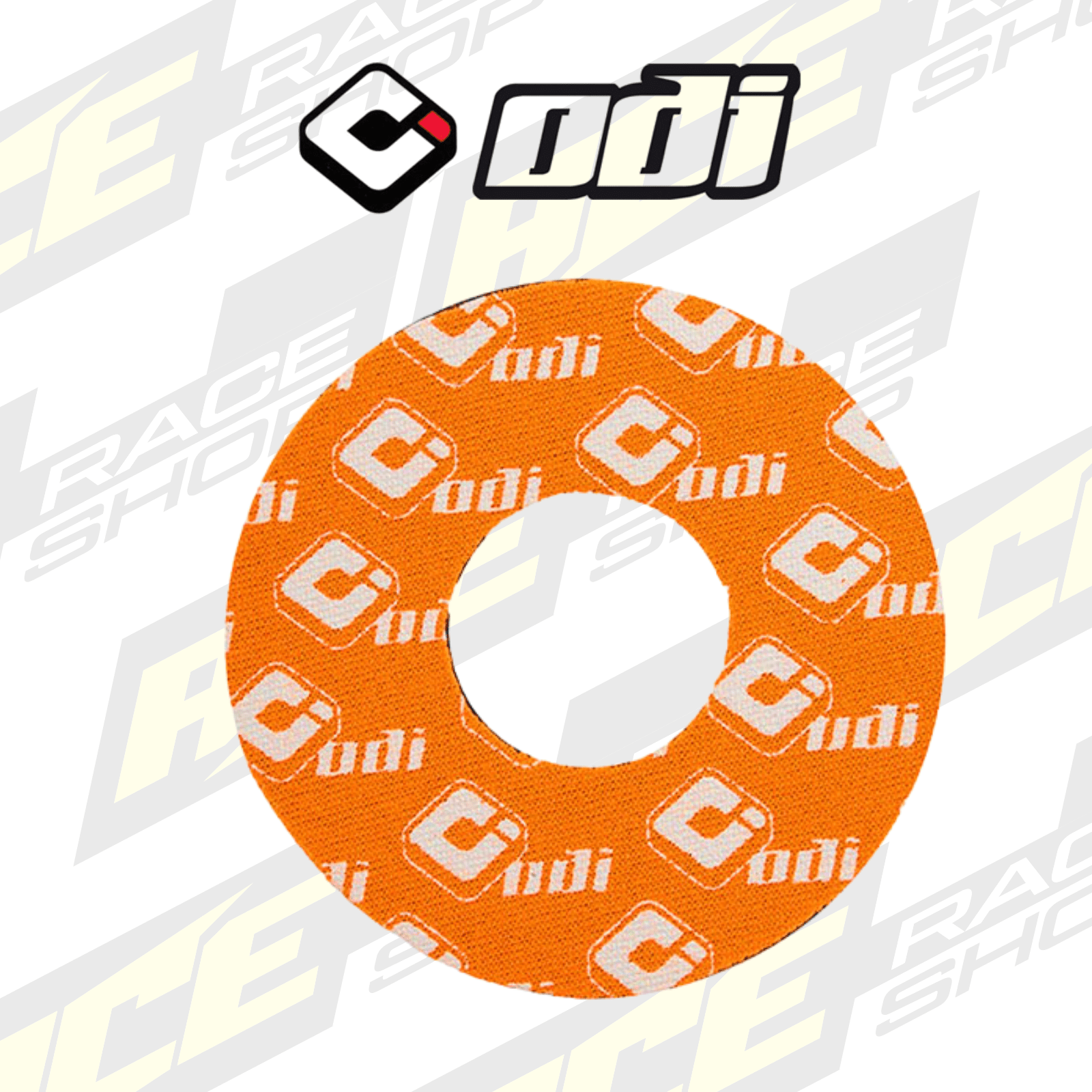 ODI GRIP DONUT - ORANGE PAIR - ACE Race Shop