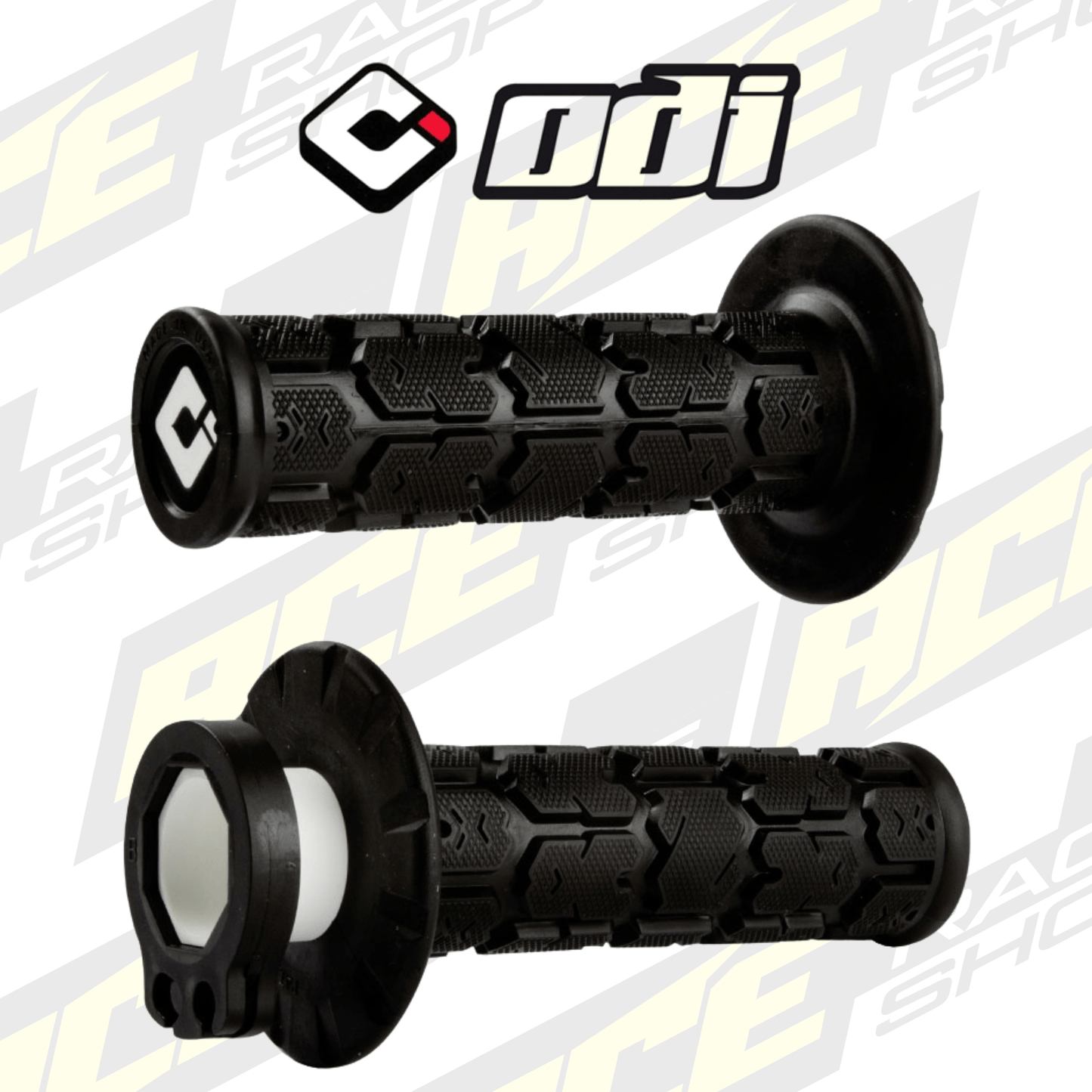 ODI Rogue MX Lock - On Grip Set - Black - ACE Race Shop