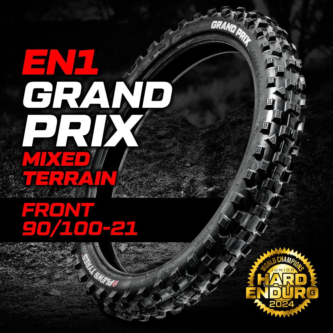 PLEWS TYRES EN1 ENDURO GRAND PRIX Front - 90 / 100 – 21 - ACE Race Shop