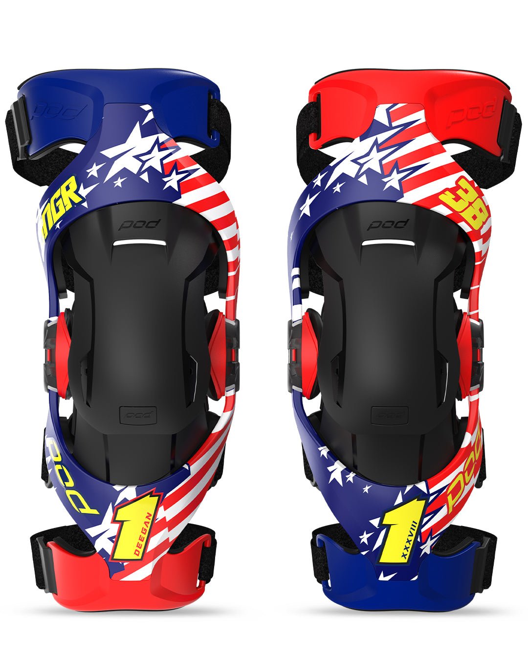 POD K4 2.0 Knee Braces - Danger Boy Deegan Limited Edition - Motocross & Enduro - ACE Race Shop