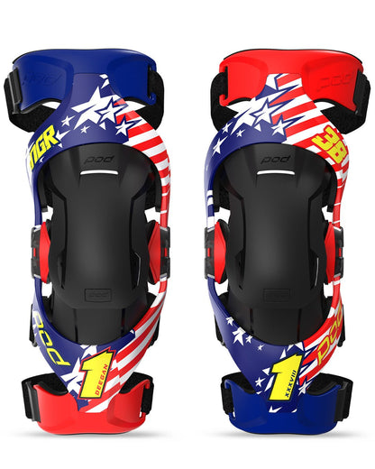 POD K4 2.0 Knee Braces - Danger Boy Deegan Limited Edition - Motocross & Enduro - ACE Race Shop