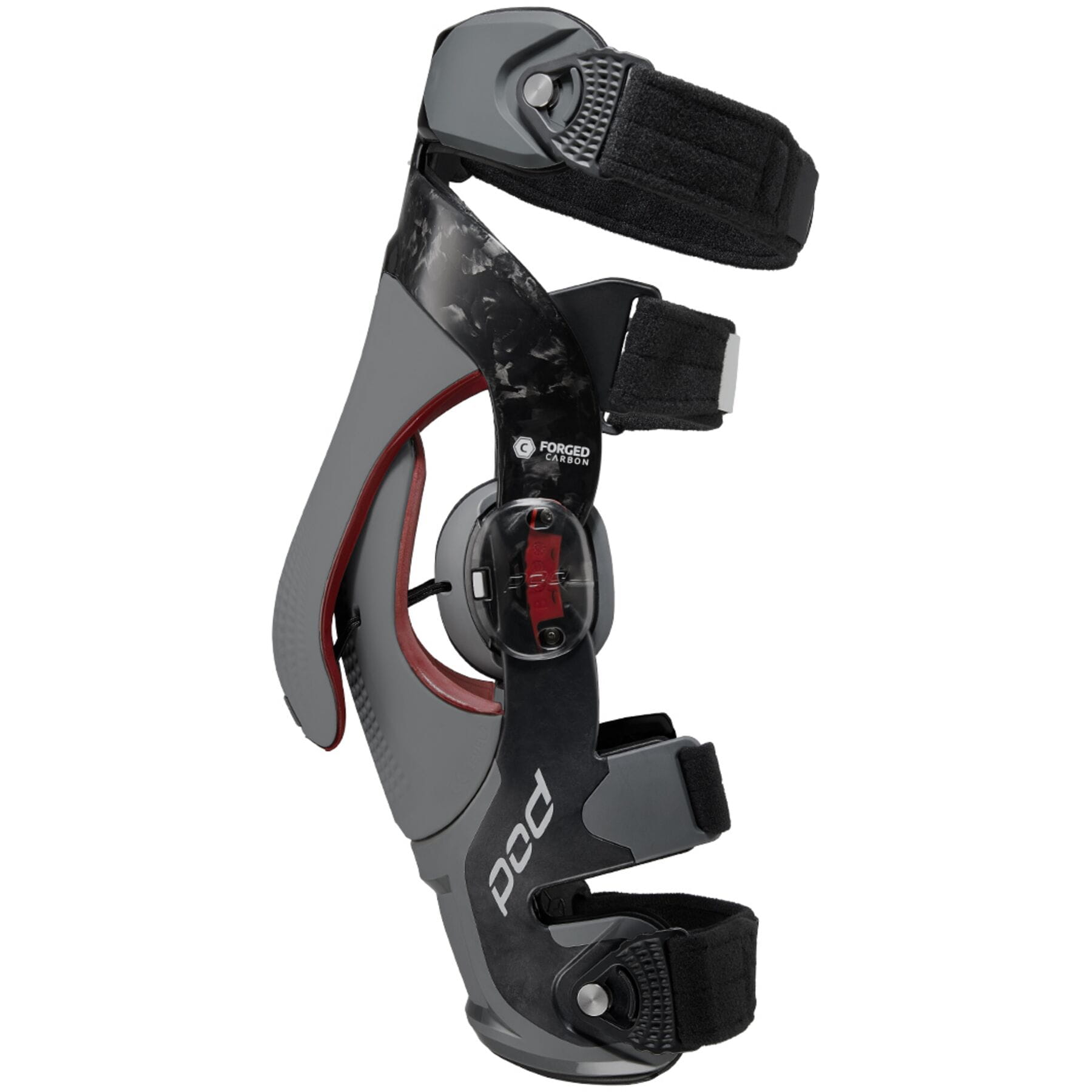 Pod K8 3.0 Knee Braces - Carbon Black and Grey Pair - Motocross & Enduro - All Sizes - ACE Race Shop