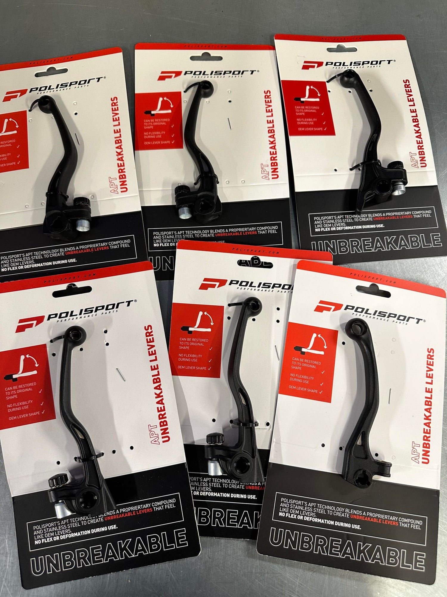 POLISPORT APT UNBREAKABLE LEVERS - ACE Race Shop