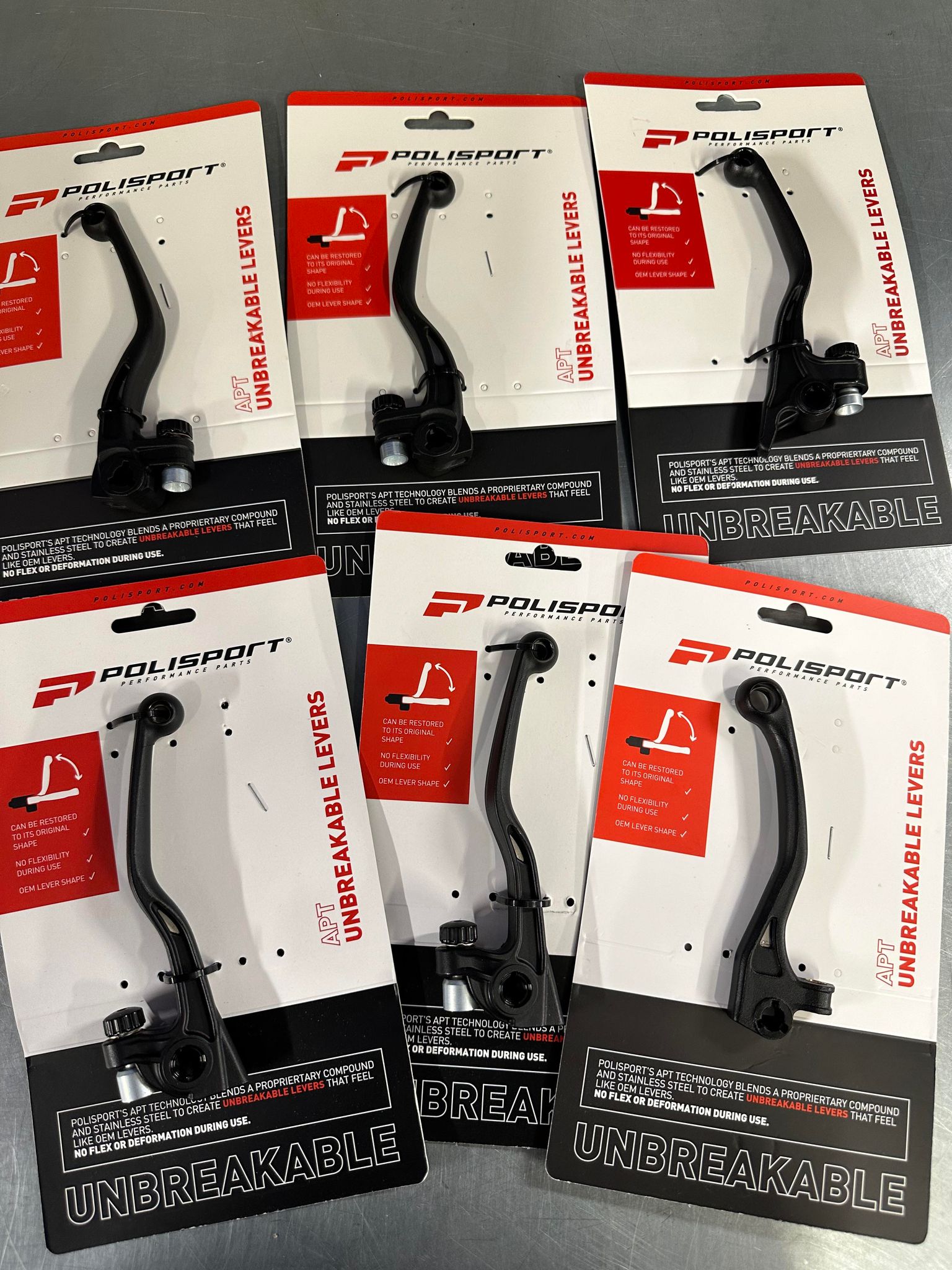 POLISPORT APT UNBREAKABLE LEVERS - ACE Race Shop